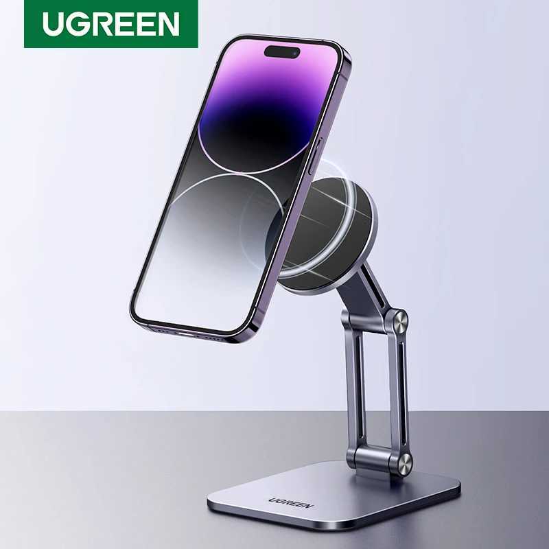 NewUGREEN Magnetic Phone Holder Aluminum Cell Phone Stand For iPhone 16 15 14 Pro Mobile Phone Holder C251210