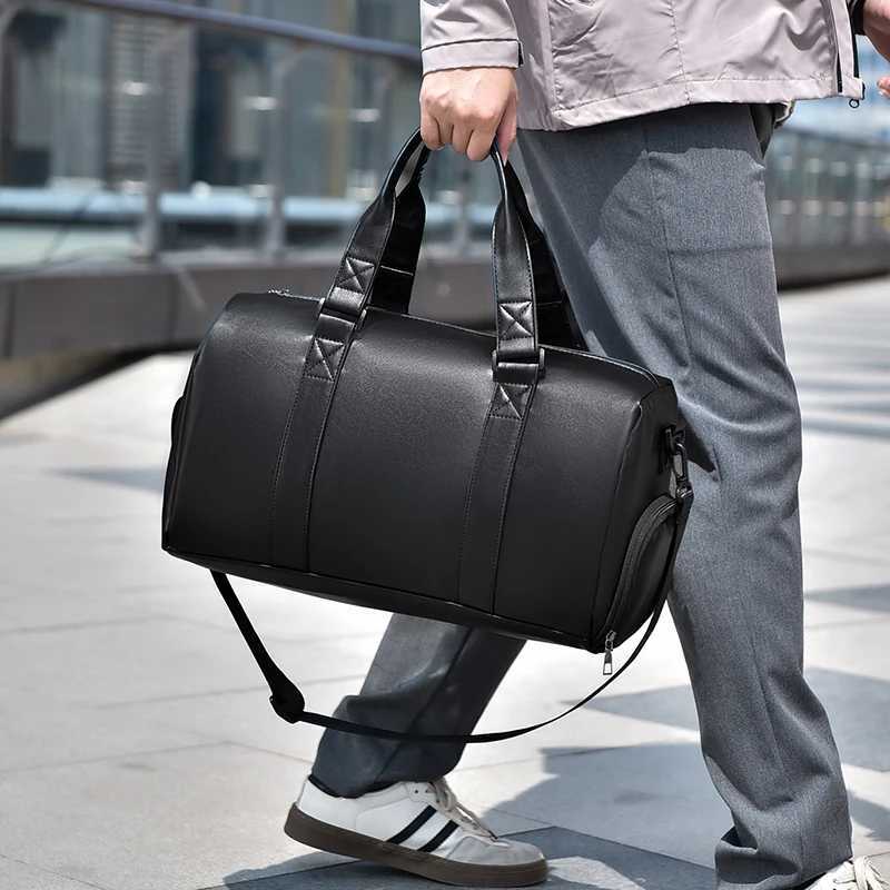 LargeCapacityTravelBagGym BagSeparati of Wet and DryIndependent shoe cpartmentSuitablefortravelfitnessweekend vai Y251209