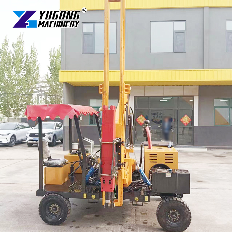 Multi-Purpose Hydraulic Pile Driver | Combines Guardrail Pile Driving with Drilling Capabilities