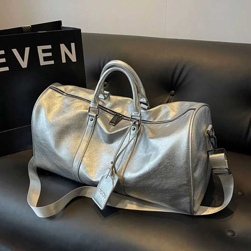 Wen PU Fitness Bag Gym Handbag Men Leisure Sports Tote Shoder Crossbody Large Capacity Swimming Yoga Travel Workout Duffel Y251209