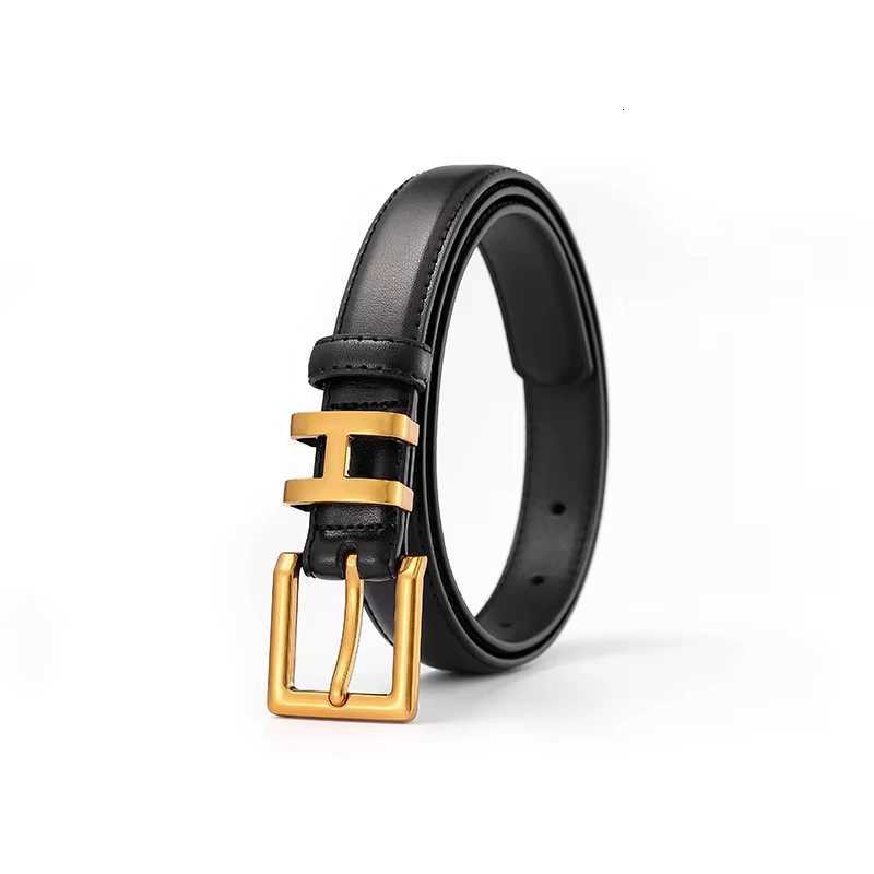 Luxury Light luxury gold needle buckle womens belt high-quality and fashionable womens belt jacket skirt jeans belt Y251210