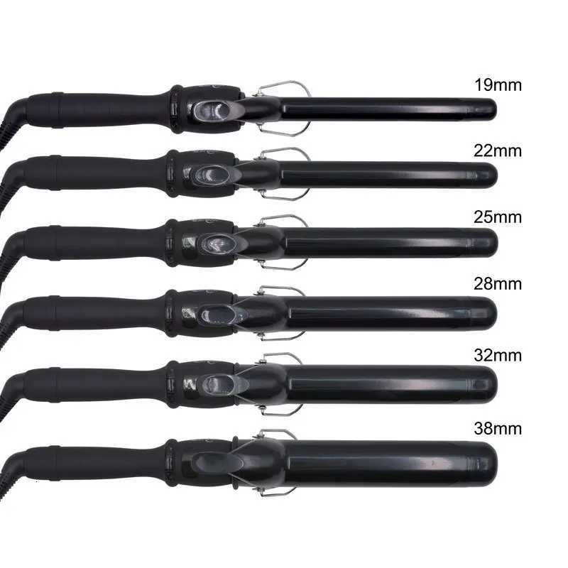 Curling Iron with Tourmaline Ceramic Coating Hair Curler Wand Anti-scalding Insulated Tip Salon Curly Waver Maker Styling ToolsT251210