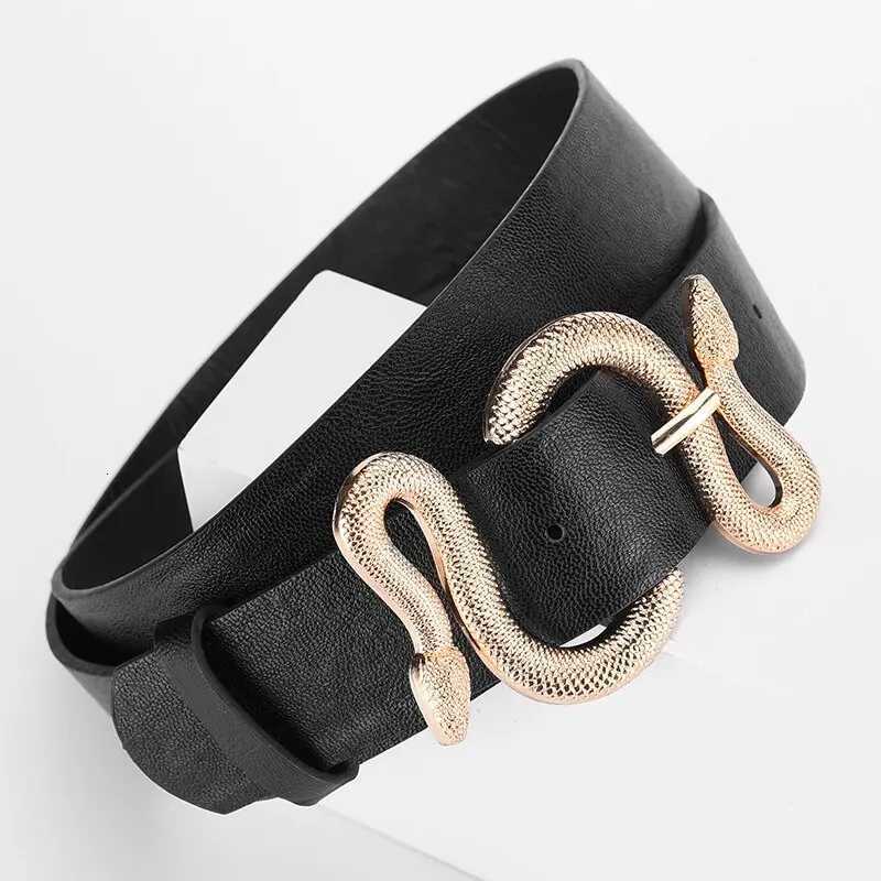 Luxury Womens Belt Trend Retro Snake Buckle Belt Fashion Casual Pu Leather Belt With Dress Jeans Belts Gift For Women and Girlfriend Y251210