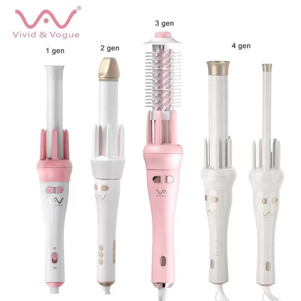 Vivid Vogue Automatic Hair Curler 3Gen 4Gen Ceramic Curling Iron Automatic Rotation 28mm 32mmT251210
