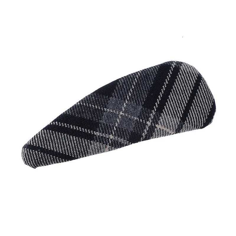 Khaki Plaid Fabric Hair Clips Hair Accories Pinzas Para El Cabello Fashionable Side Bangs Clip Versatile Hair Accory Y251210