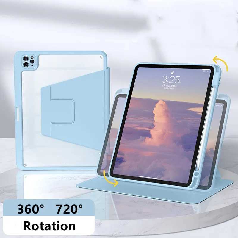 Rotation Case Funda For iPad 10 Pro 11 2021 2022 Air 4 109 102 9 8 7 Genertion Tablet Cover with Pencil Holder H251210