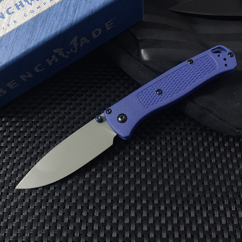 BM 535 Bugout EDC Folding Pocket Knife Black/ White Blade Survival Tactical Knife Outdoor Facas Jackknife Hand Tools Rescue