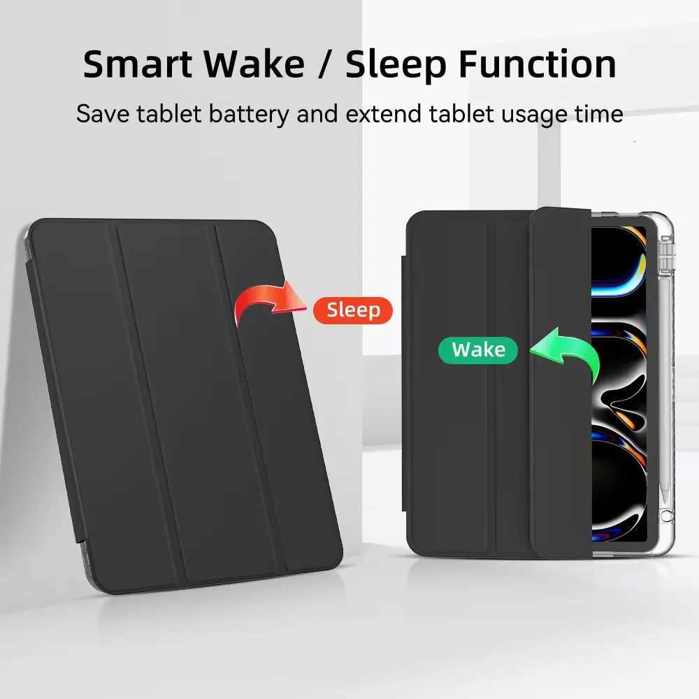 Transparency Case for 2024 iPad Pro 13in 11in M4 Air 11-inch 13-inch M2 iPad 10th Gen 109 Air 4/5 iPad 7/8/9th 102 5/6th 97in H251210