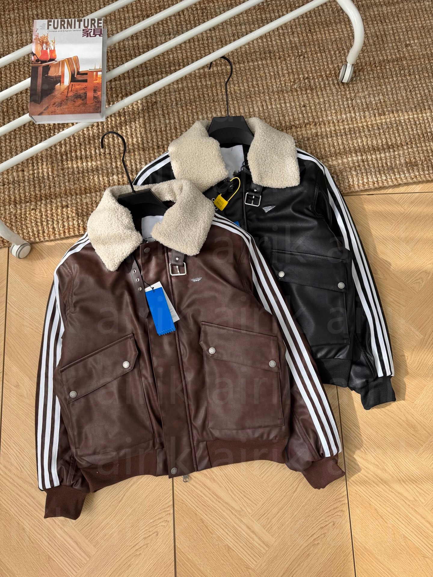 Mens Jackets men's leather jacket designer Fleece Leather hoodie classic men Womens letter Coat Outerwear Cashmere jacket for Couples hooded Windproof Outwear