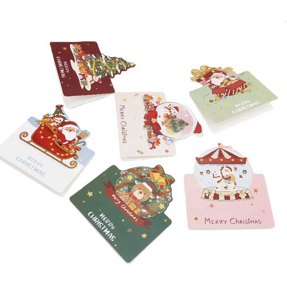 New retro Halloween Christmas Christmas message folding greeting card message Merry Christmas video H251210