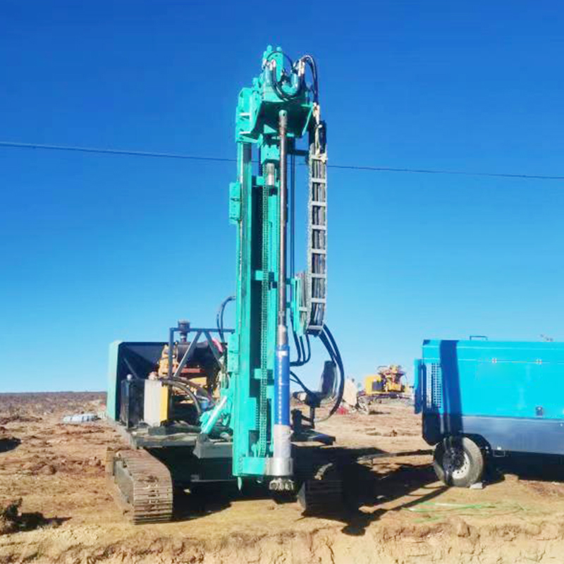 Leading Performance 2-6m Crawler DTH Piling Driver | Earth Screw Pile Machine Value Price