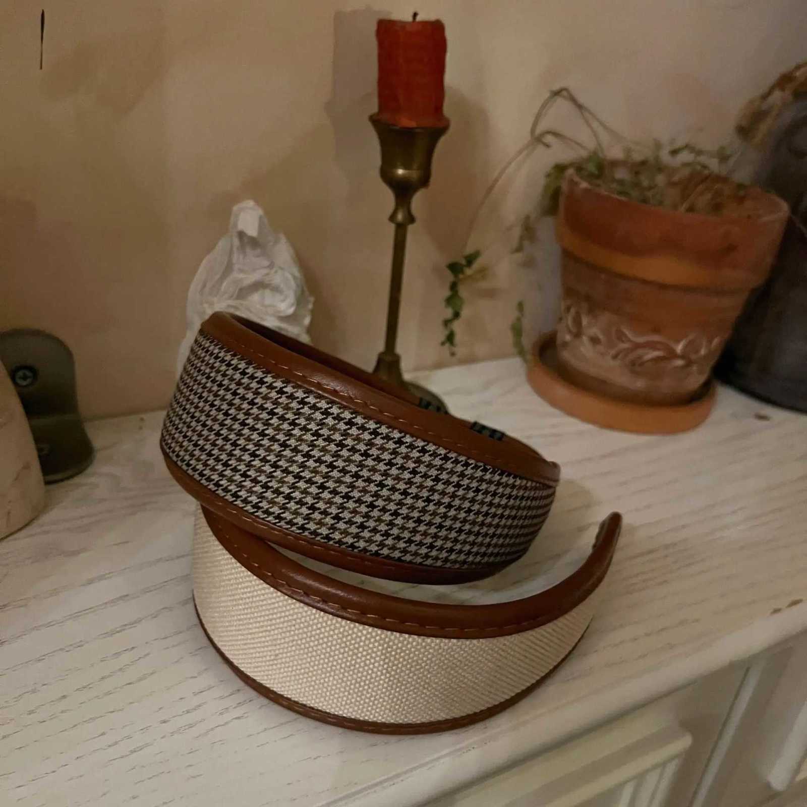 NEW Houndstooth band Autumn Winter Classic Retro Widen Styles Bands Hair Accories for Wen Girls Y251210