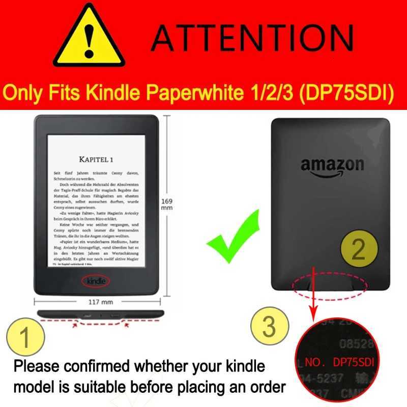 Case For Kindle Paperwhite 1 2 3 DP75SDI EY21 2012 2013 5th Gen 2015 6th Generation 6 Inch Smart Cover Auto Wake Sleep H251210