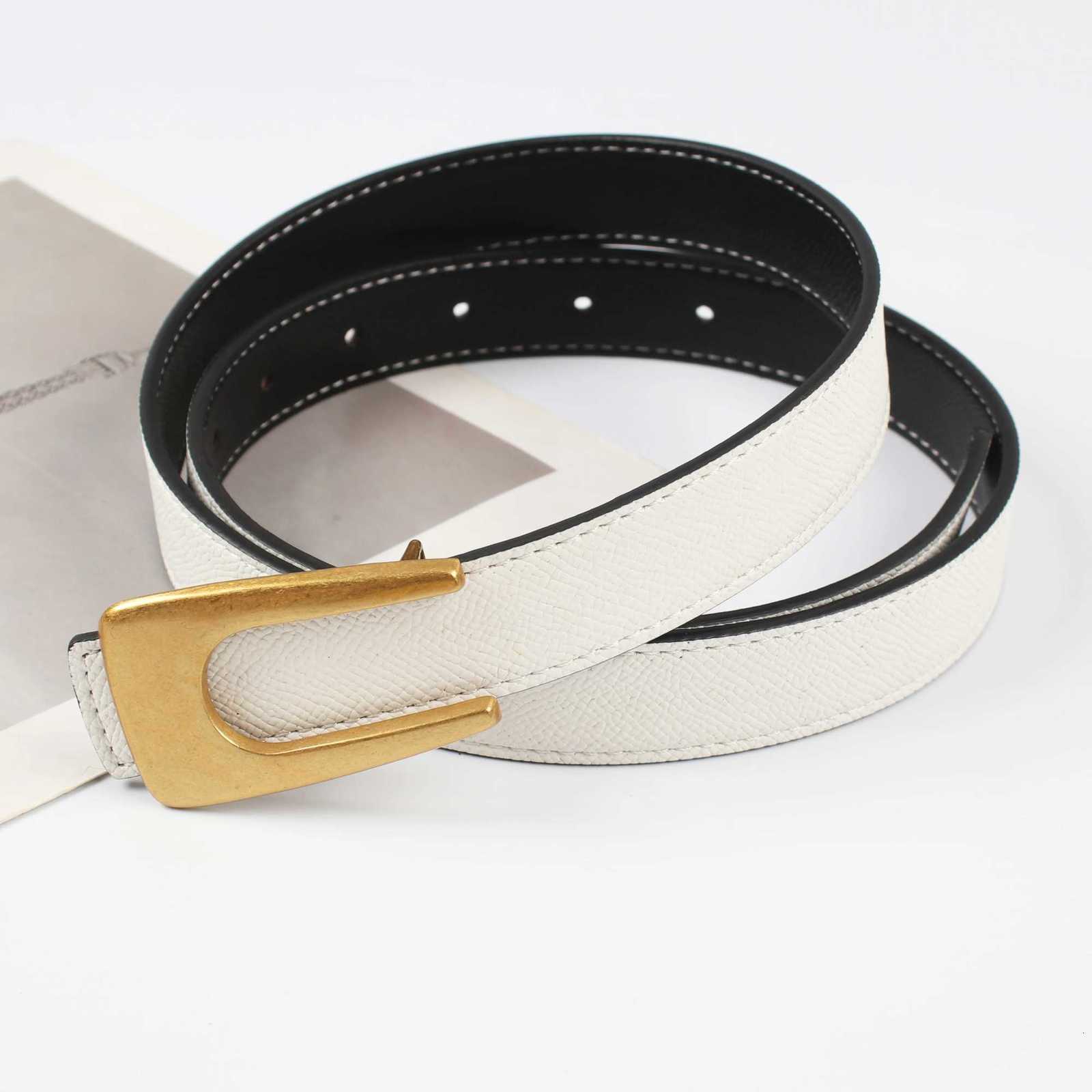 Luxury Womens Reversible Use Belt Womens Embellishment Ins Fashion Jeans Wild Student Trend Luxury Design High Quality Brand Y251210