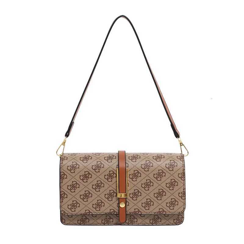 Niche Designer Shoder Bag 2025 Wens Vintage Letter Print Crossbody Purse Unique Underarm Bag Fi Y251209