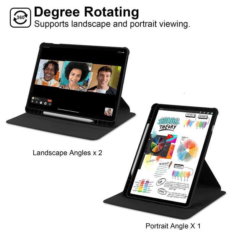 Rotation Cover For Galaxy Tab S10 Lite 109inch 2025 Acrylic Clear Back Stand Tablet Case SM-X400/X406B With pencil slot H251210