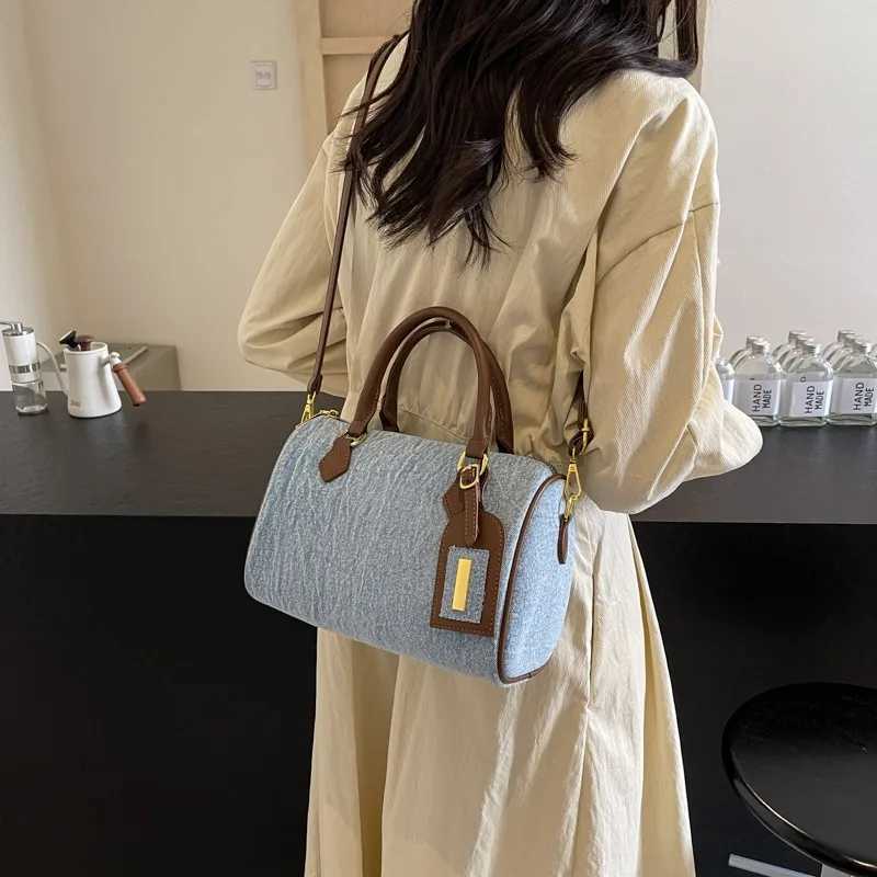 Denim low Bag Fi Handbag Casual Versatile Cmuter Shoder Messenger Bag Y251209