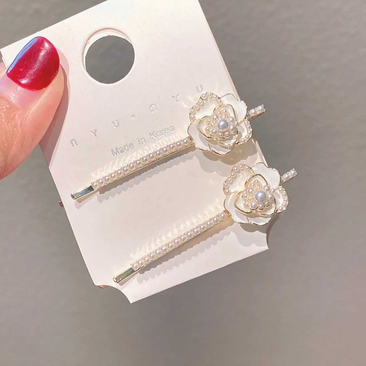 Luxury Wens jewelry lia pearl hair clips broken hair clip fashionable hair accory for wen Y251210