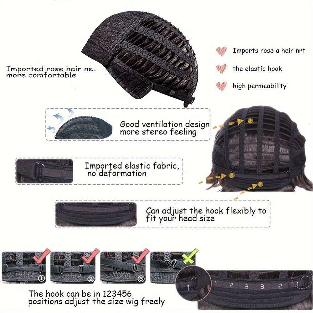 New European And N Small Curly Hair Gradation Silvery African Lady Wig Puffy Explosion Chemical Fiber High Temperature Protein Filaments Head Cover