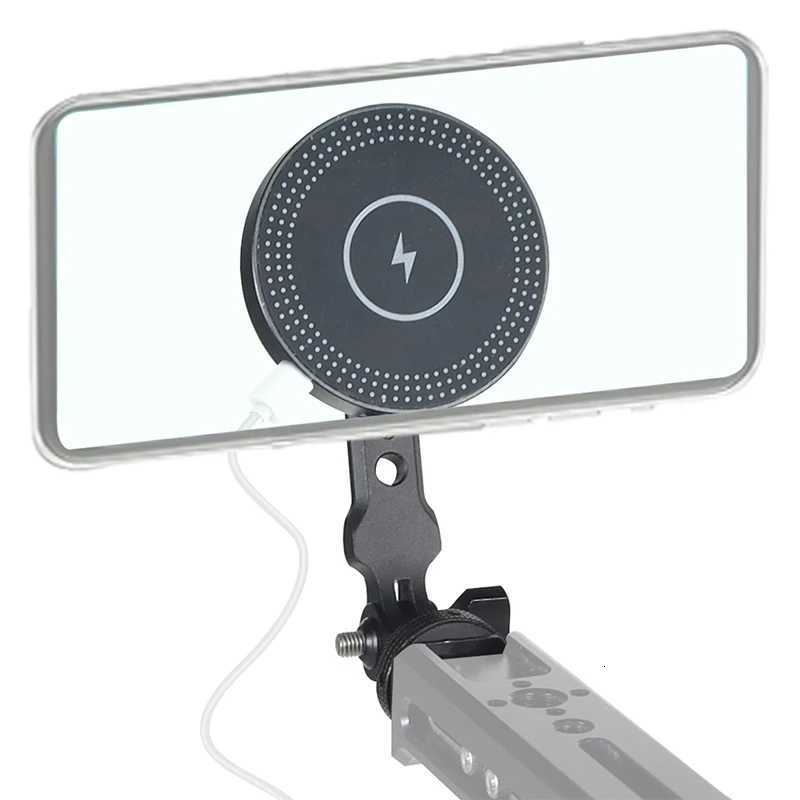 FEICHAO 15W Magnetic Wireless Charger Holder for iPhone 16 15 14 13 Pro Max for Phone Camera Cage Tripod Mount Adapter C251210