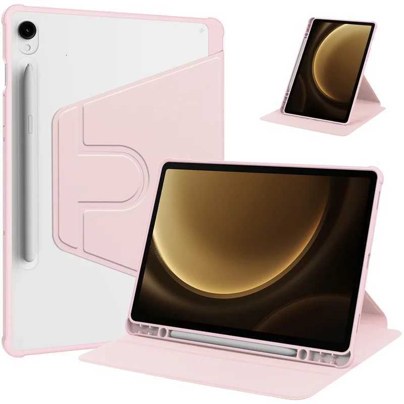 Funda For Galaxy Tab S10 Lite Case with Pen Holder 360 Rotating Acrylic Clear Hard Tablet For Galaxy Tab S10 Lite Cover H251210