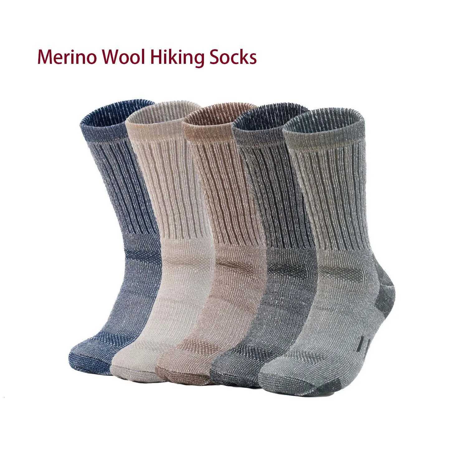 4 Pairs Men Merino … - image