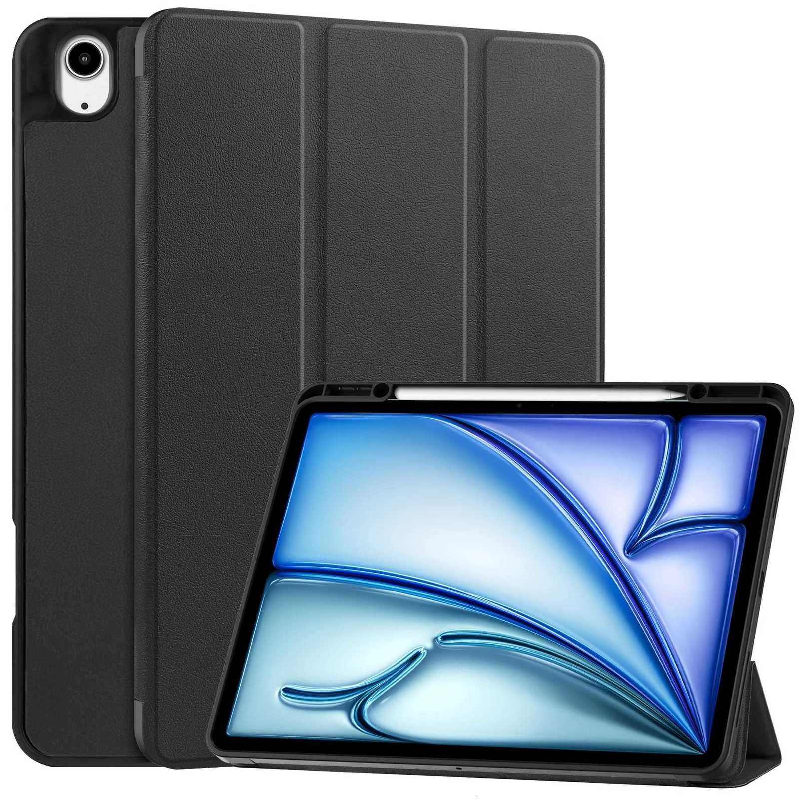 Cover For iPad air 13 2024 2025 Tablet With Pen Location Leather case H251210