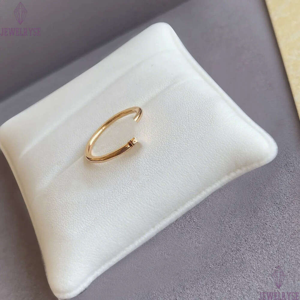 Nail Ring Luxury Designer Women Mens Top Quality V 18K Gold Plated Never Fade Couple Lover Engagement Promise Rings Diamonds Jewelry