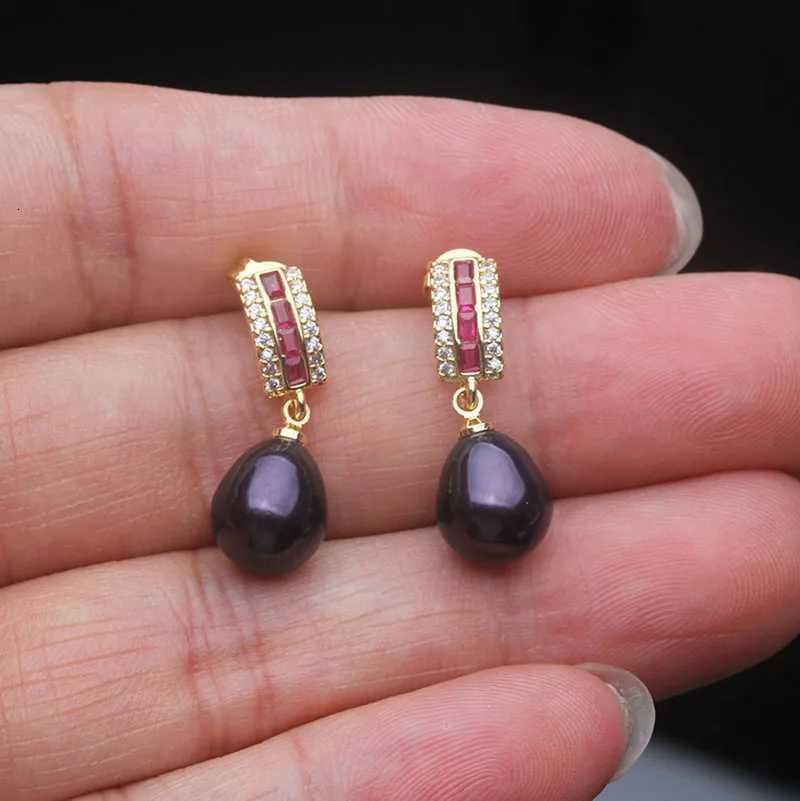 Wedding White Freshwater Sier 925 Pearl Earrings Jewelry WanVintage Natural Pearl Earrings Wife Girl Birtay Gift Y251210