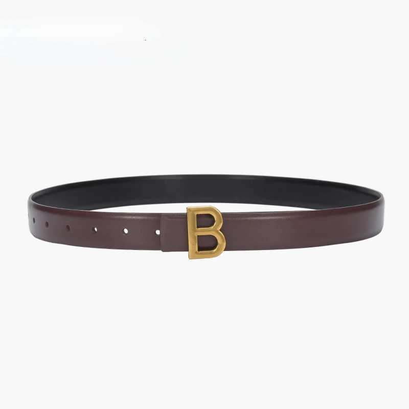 Luxury Womens Thin Belt B Letter Buckle All-match Clothes Decoration Fashion Belt Women Genuine Leather Belt for Woman Luxury Cowboy Y251210