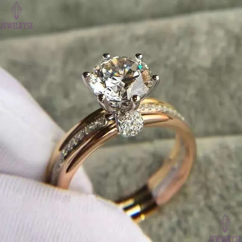 Hot Fashion Brand Designer Band Rings for Women 2 Colors Silver Shining Crystal Bling Diamond CZ Zircon Ring Party Wedding Jewelry