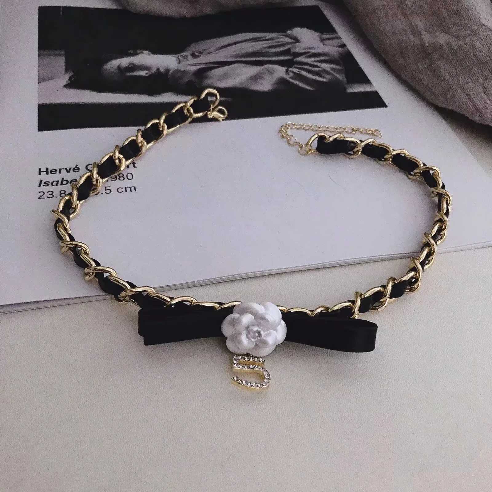Korea lia Letter five Chokers Necklaces For Wen Party Gift Jewelry Y251210