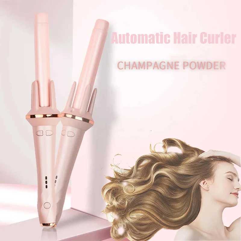 Automatic rotating curling iron temperature adjustable anionic large wave curling iron quick heat styling curling ironT251210