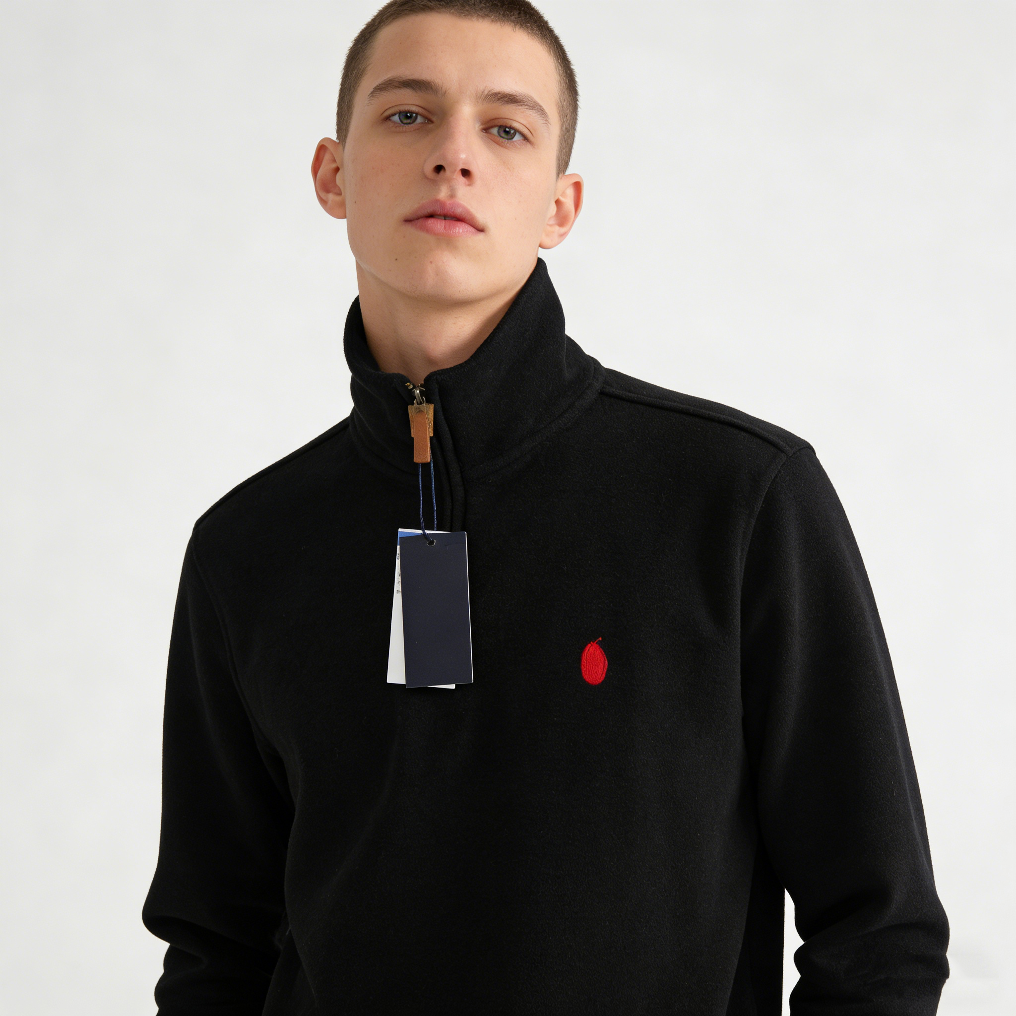 Polo Sweater Men Qu… - image