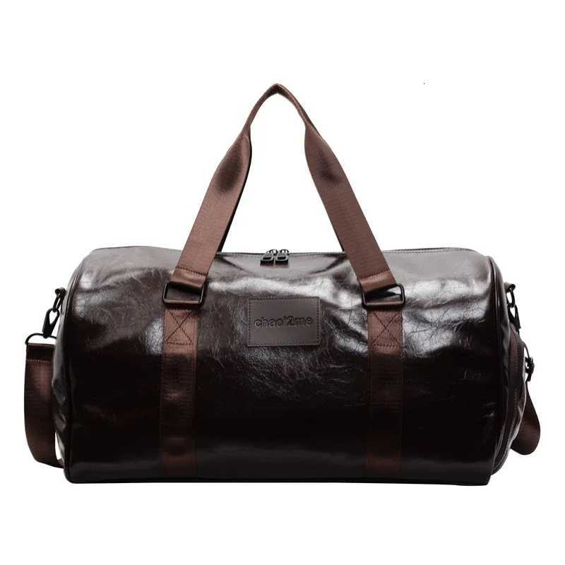 Super Cool Glossy PU Large Capacity Travel Bag 2024 Simple Casual Sense of Luxury Fi Shoder and Crossbody Bags for Unisex Y251209