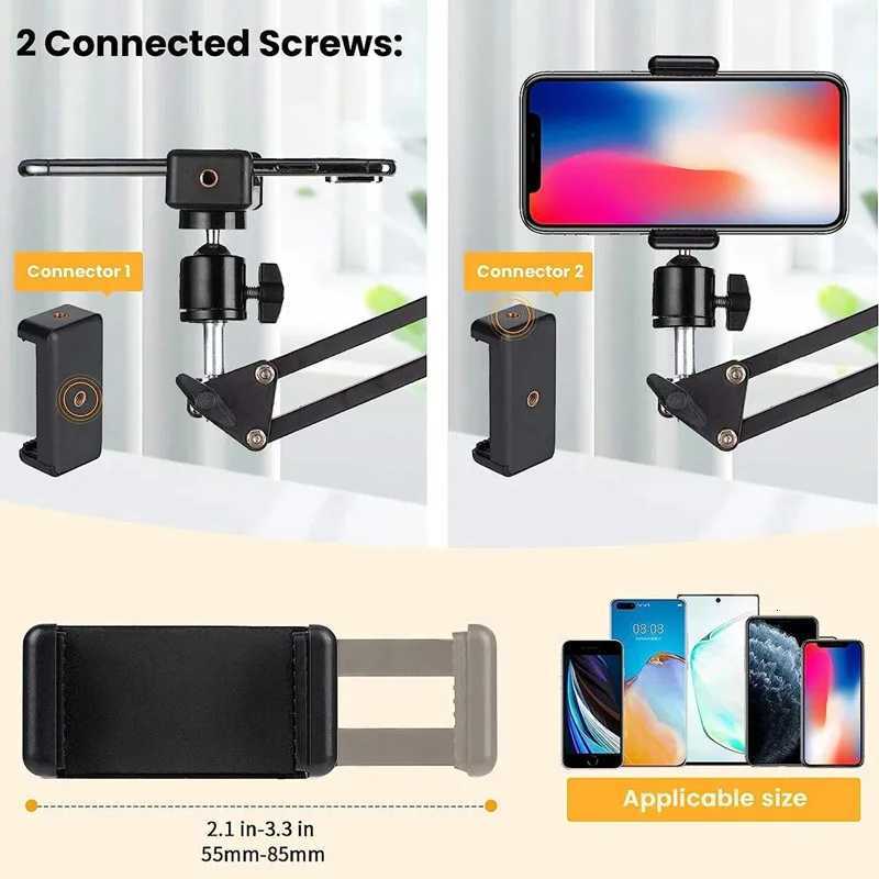 Roreta 2025 ible Tripod For Phone Stand Table Folded Anchor Online Desktop Laptop Video Live Over Shot Photography C251210