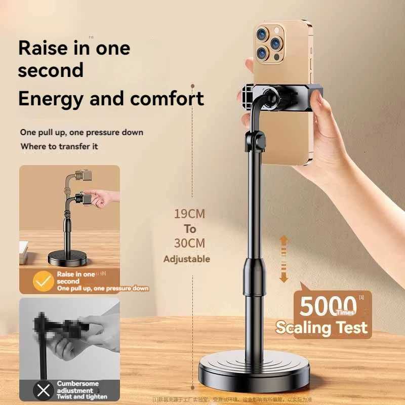 Desktop Tripod for Phone Smartphone Iphone with Phone Holder Stand Bracket Tripe for Mobile Telefoon Statief Stand Table C251210