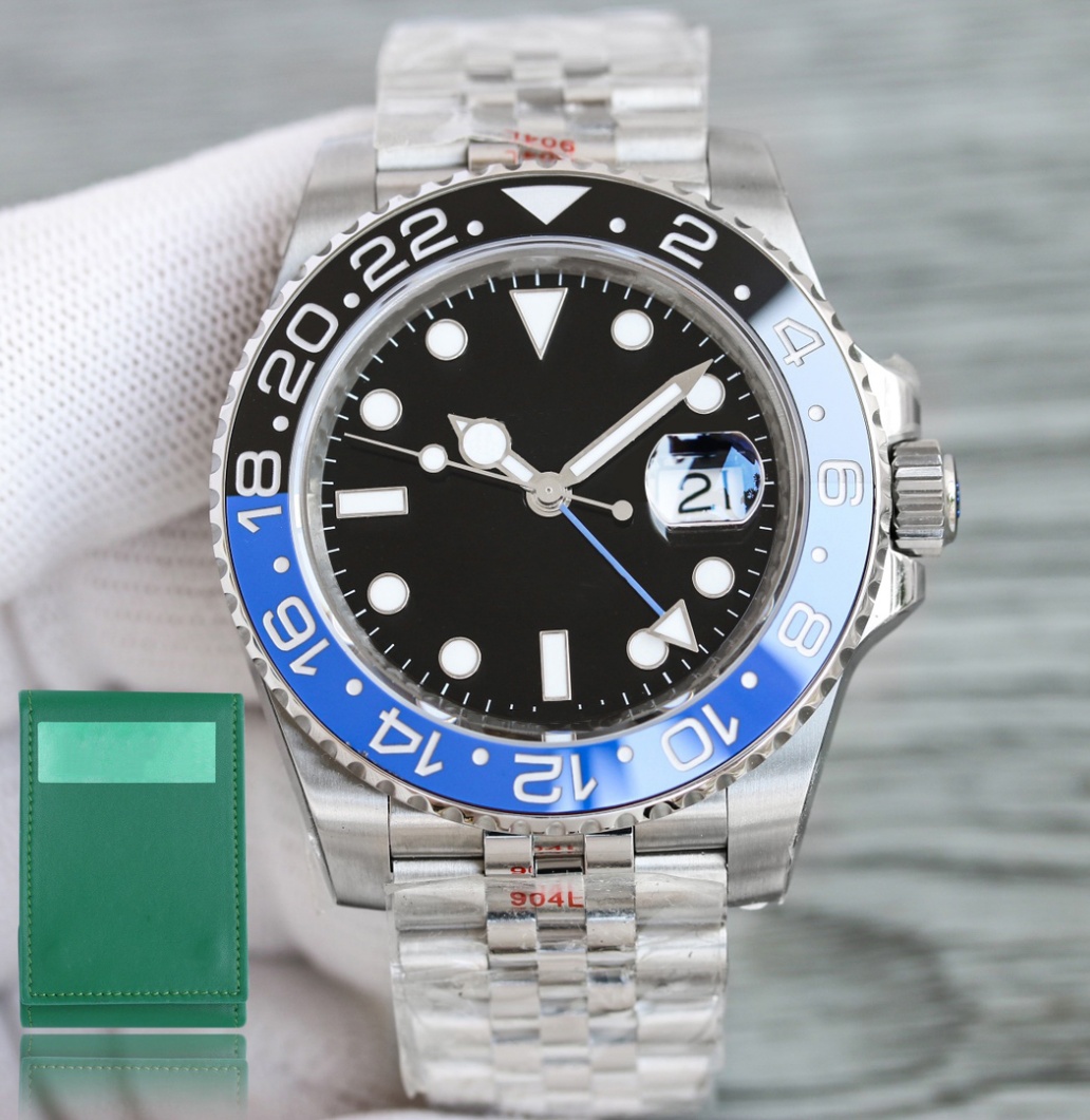 Sliding lock luxury ceramic bezel Automatic Mechanical 41mm Watch 904L Stainless Steel Sapphire glass Super luminous WristWatches montre de luxe