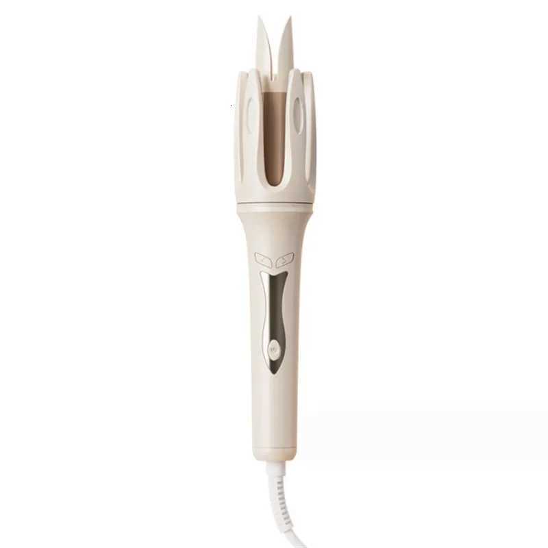 32mm Automatic Rotating Curling Iron with 3 Temperature Settings - Fast Heating Anti-Scald Hair Styler for Perfect Curls WavesT251210