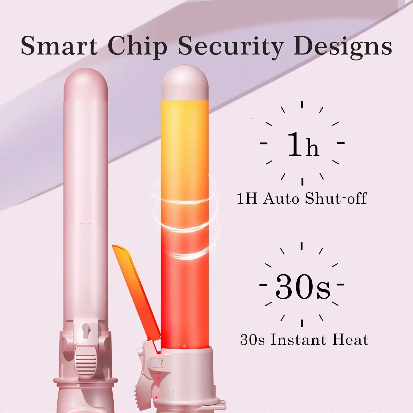 11-inch Automatic Rotating Curling Iron - LED Display Fast Heating Suitable for Long Hair Perfect Holiday Gift Hair StylingT251210