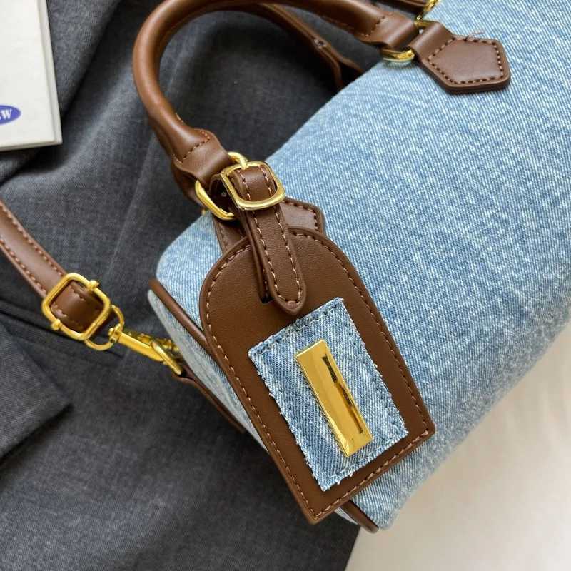 Denim low Bag Fi Handbag Casual Versatile Cmuter Shoder Messenger Bag Y251209