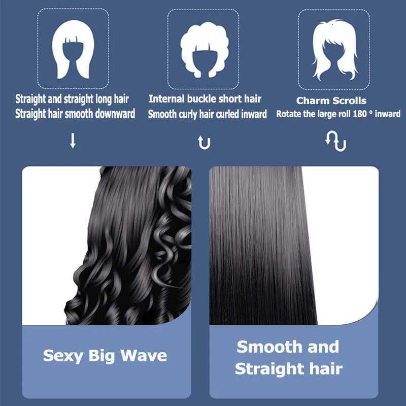 Professional Big Wavy Hair Curler Quick Heating Up Electric Nano Ceramic Curler 25Mm Curler Professional Curler Styling ToolT251210