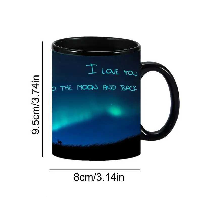 Heat Changing Reveal Mug Ceramic Heat Changing Reveal Mug Northern Lights Design Ceramic Mug Heat Sensitive Magic Mug For Hot C251210