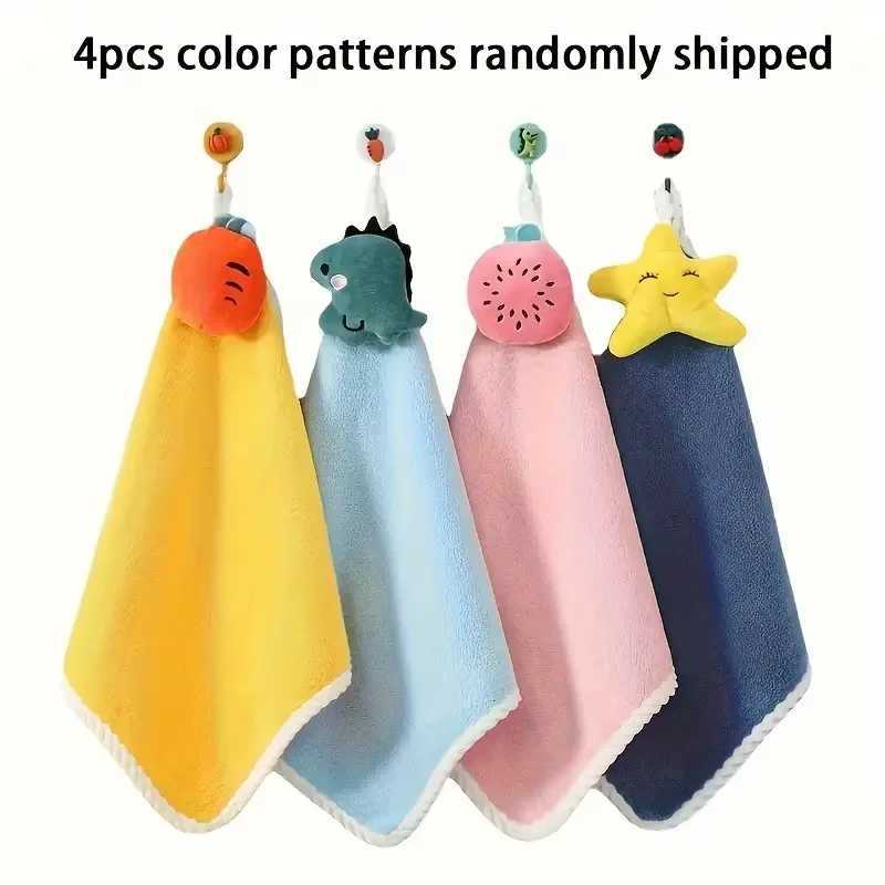 2PCS Cute Microfiber Hand Towels for Kids- Absorbent Fingertip Towels Soft for Infants Perfect for Bathroom Use at Home C251210