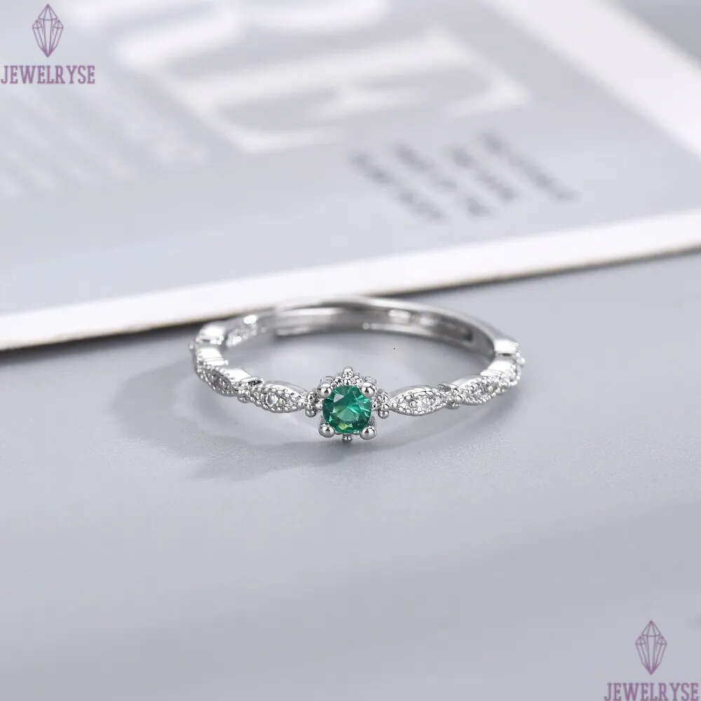 4mm slim nature blue diamond designer ring for women girls ins fashion silver gold shine crystal cz zircon lovely engagement rings jewelry gift size a