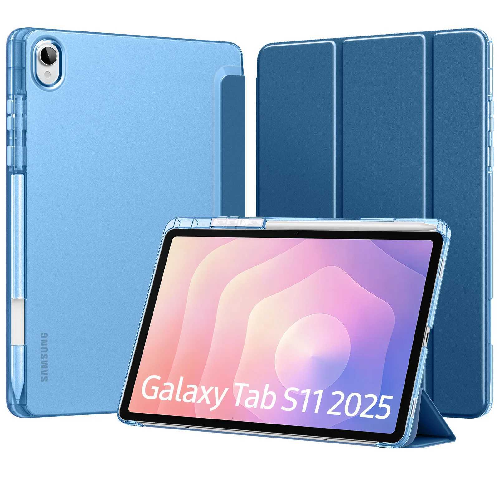 MoKo for Galaxy Tab S11 Case 11 Inch 2025 SM-X730/SM-X736B with S Pen HolderSlim Light Trifold Protective PC Cover H251210