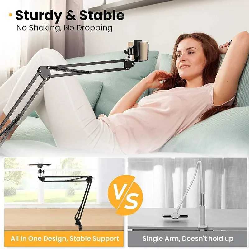 Roreta 2025 ible Tripod For Phone Stand Table Folded Anchor Online Desktop Laptop Video Live Over Shot Photography C251210