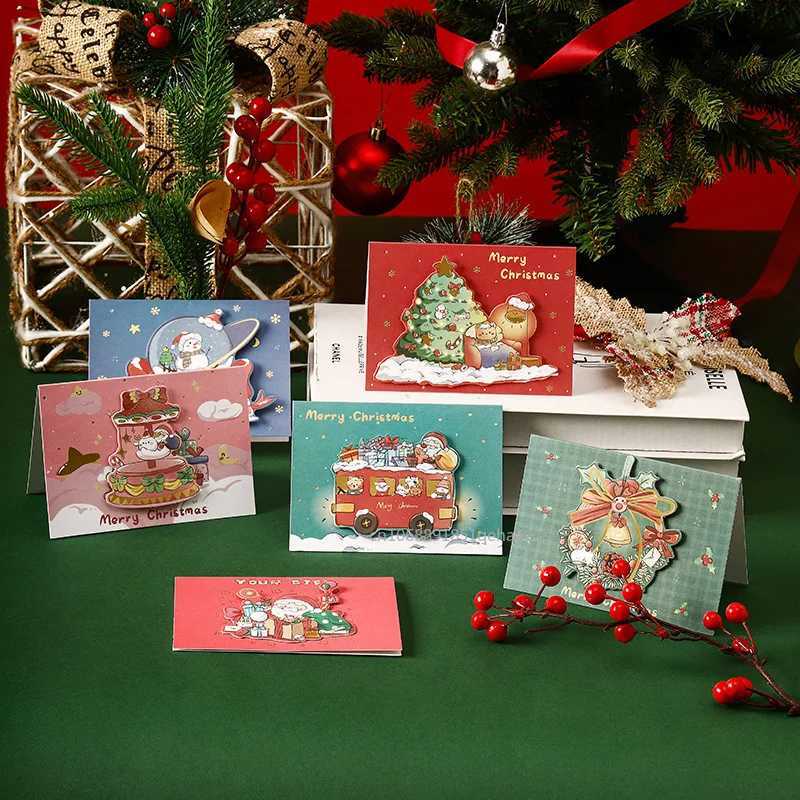 New Christmas Postcards Xmas Greeting Cards Christmas Tree ing Cards Thank You Gift Cards Xmas Navidad New Year Party Decor H251210