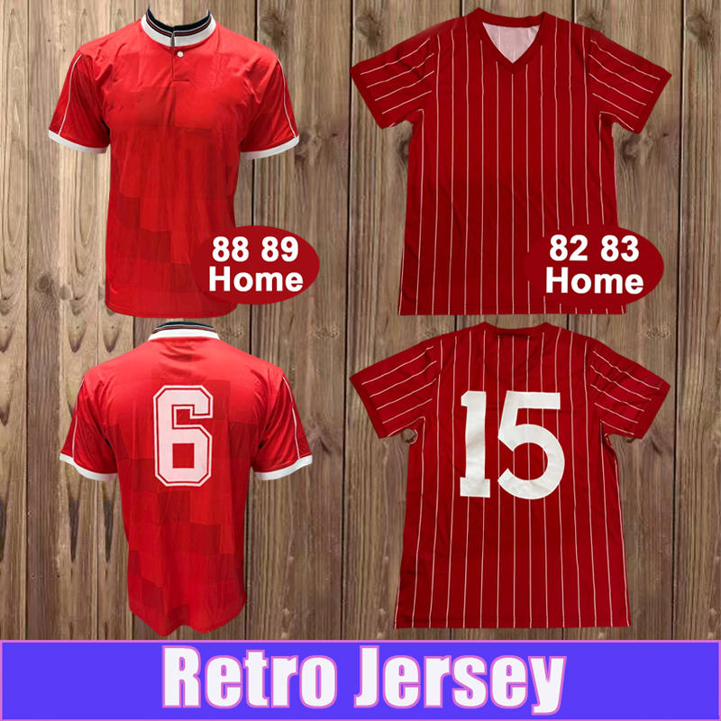 82 89 NEALE COOPER Mens Retro Soccer Jerseys GORDON STRACHAN DOUGIE vintage Home Vintage Football Shirts