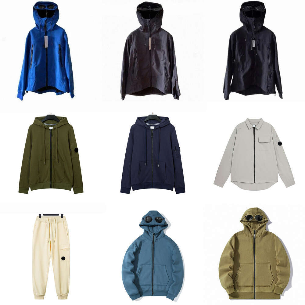High Quality Designer Mens Sweatshirt Hoodie Suit Zip Up Mens Circular Hoodie Company Letter Embroidery Long Sleeve cpjackets Zipper Cpcompanyyyy jackets 10A
